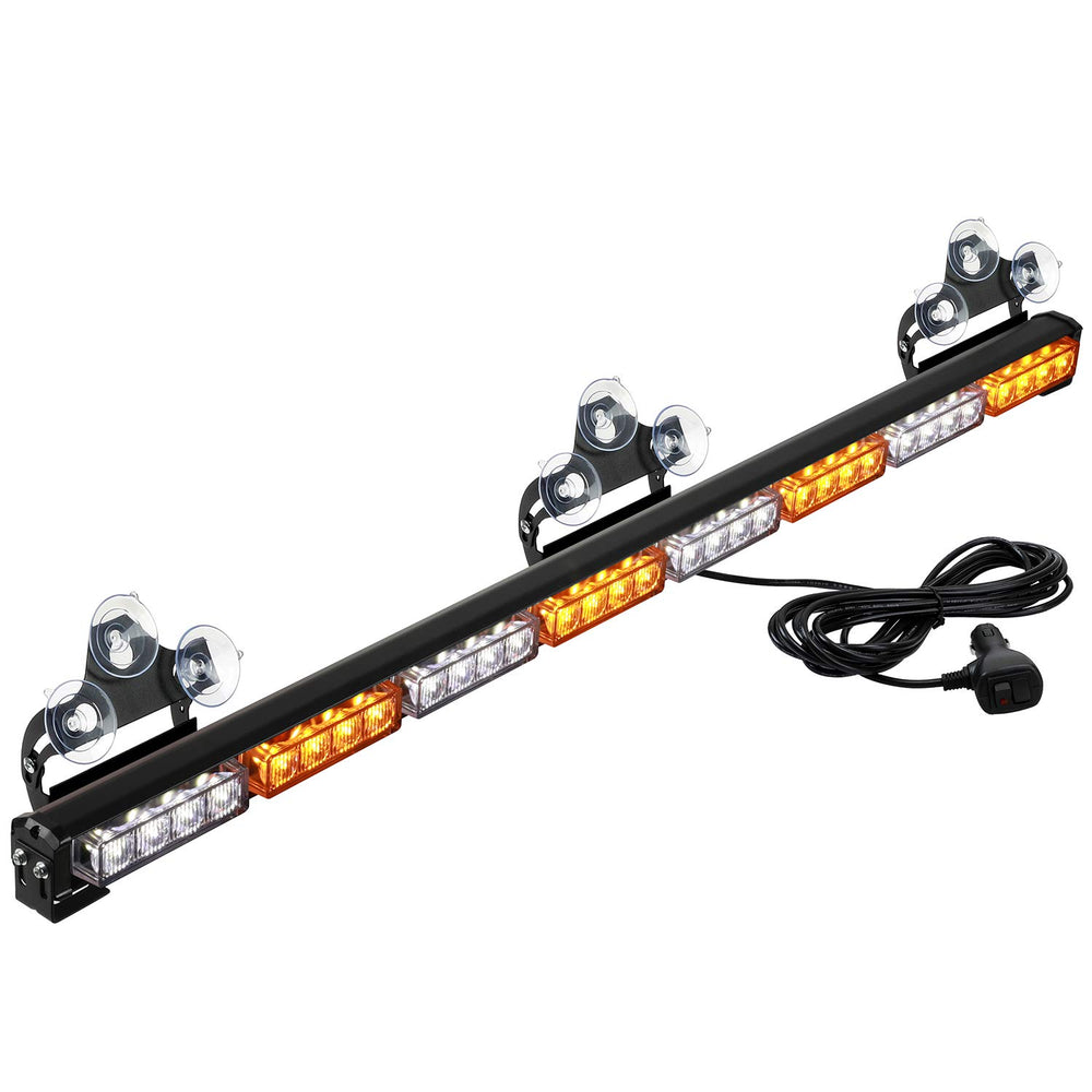 ASPL 36inch 32LED light bar with amber/white output for high daytime visibility.
