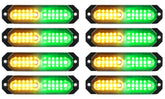 ASPL 8Pcs sync strobe light side view for high visibility