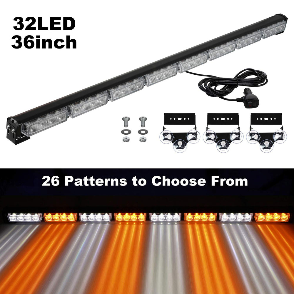 ASPL amber-white LED light bar exterior highlighting durable housing for challenging weather.