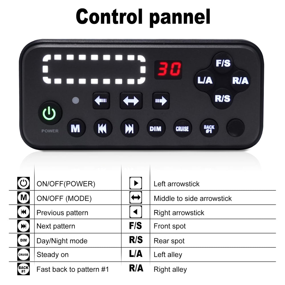 ASPL construction vehicle amber strobe illuminations for rugged outdoor use