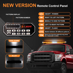 ASPL controller panel enables quick mode changes from the cab.