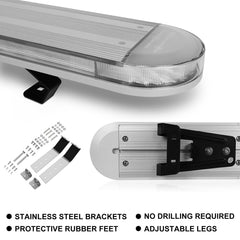 ASPL installation kit with universal gutter brackets for rooftop mounting
