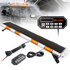 ASPL roof-top strobe bar mounted on a vehicle for high visibility