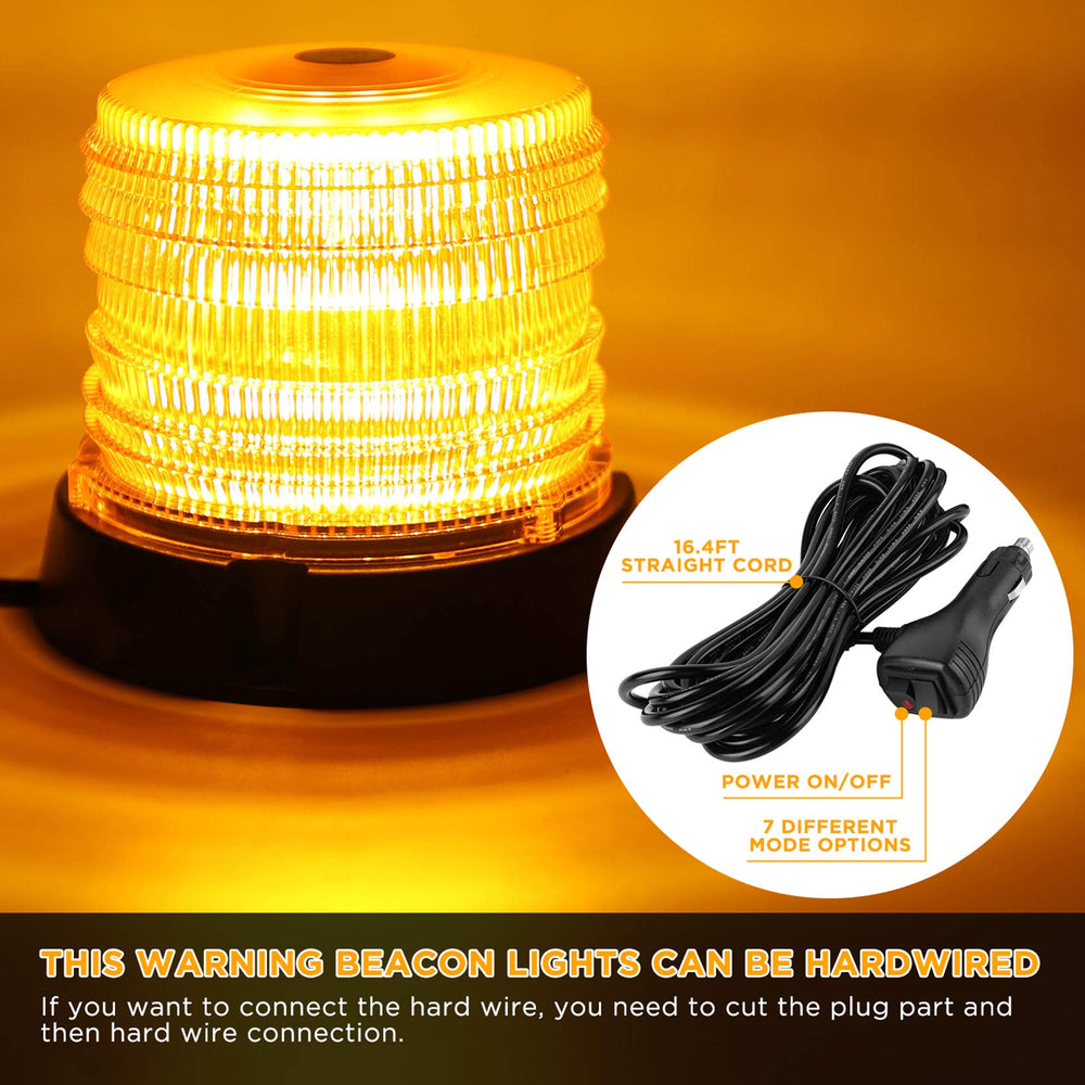 ASPL strobe light with magnets or screws for mounting options