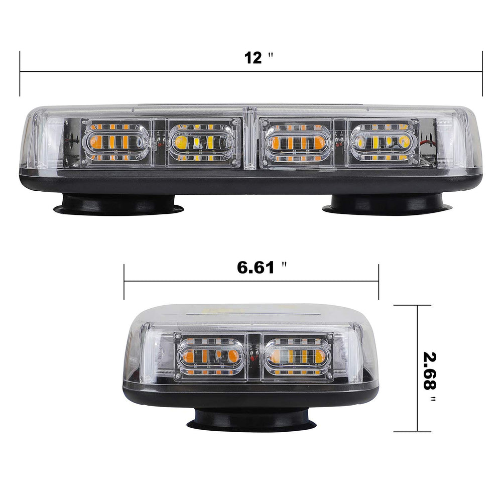 ASPL Upgraded 5 amber and white flash patterns for visibility