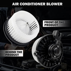 Aspligo 700247 blower motor, side view, robust ABS construction for long-lasting use.