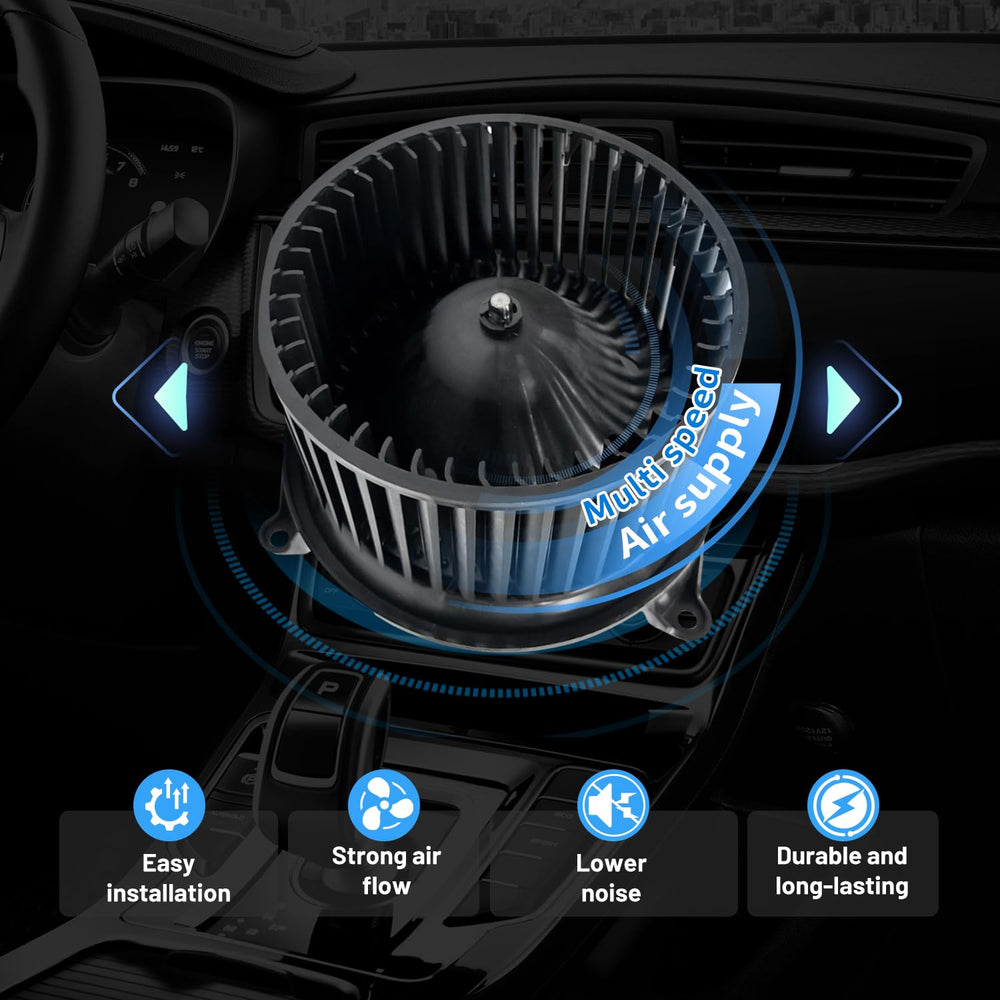 Aspligo blower motor with ABS and reinforced metal resists wear over time.