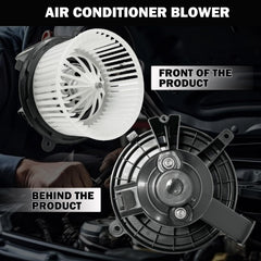 Aspligo blower motor assembly close-up shows premium ABS housing and copper windings