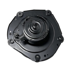Aspligo Front 700100 blower motor demonstrates evaporator airflow path for cooling.