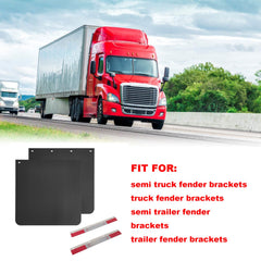 ASTAMOTOR mud flap reflectors 24x3 top plate with aluminum reflector.
