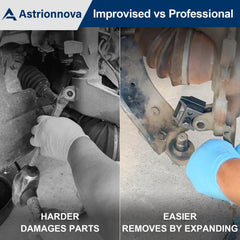 Astrionnova high leverage pry design aids controlled lifting during service.