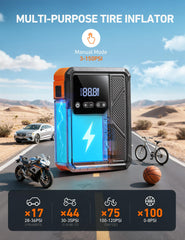 Integrated LED work light for roadside visibility in the dark