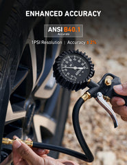 AstrAI brass chuck with rubber hose for reliable, leak-free use