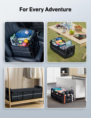 AstroAI car trunk organizer in SUV trunk ideal for travel and tools