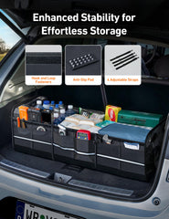 AstroAI car trunk organizer nylon handles provide comfortable carrying of heavy items