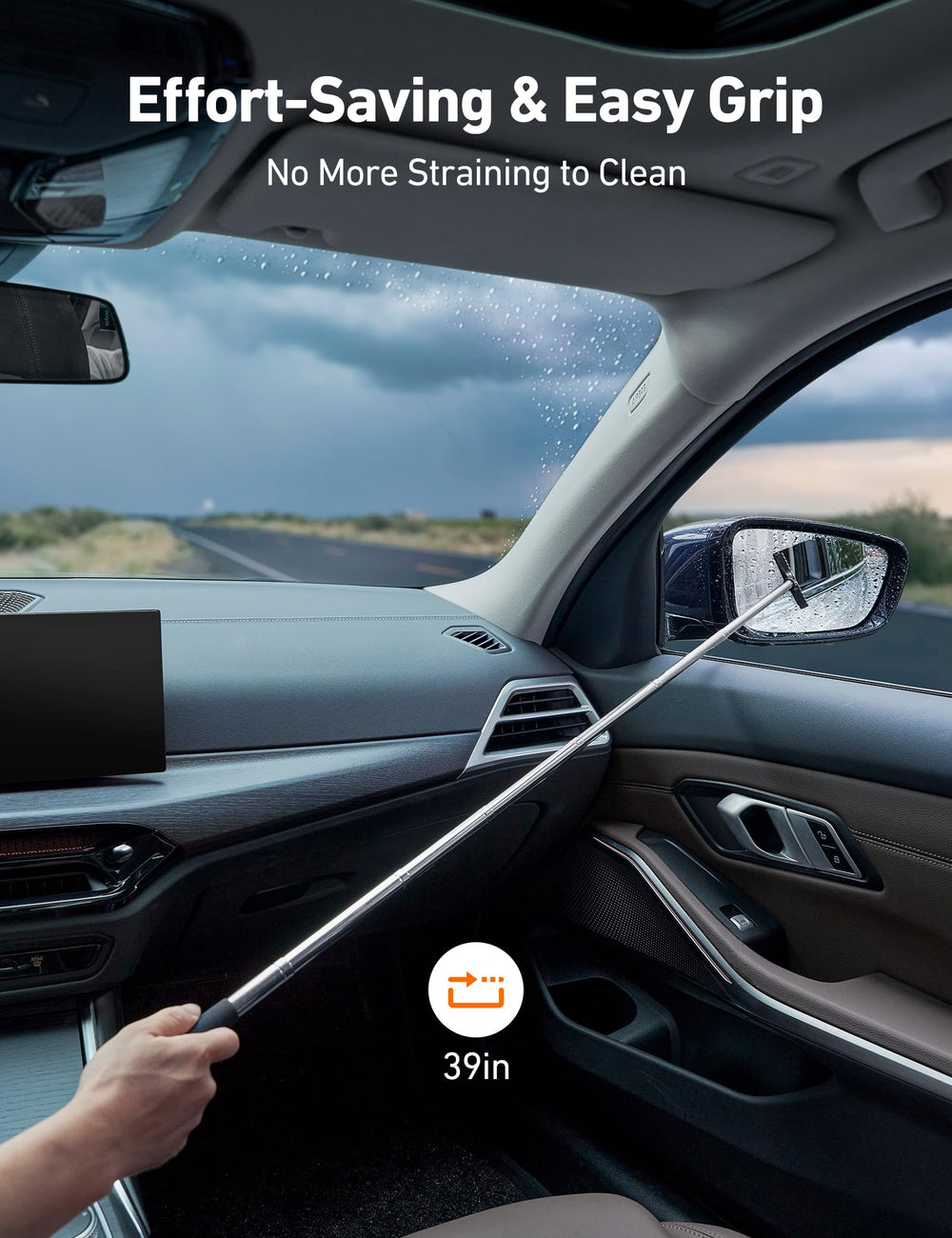 AstroAI compact storage bag keeps the kit organized in your car.