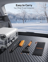 Compact design saves space in vehicle and garage