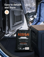AstroAI compact storage bag makes packing and storage easy.