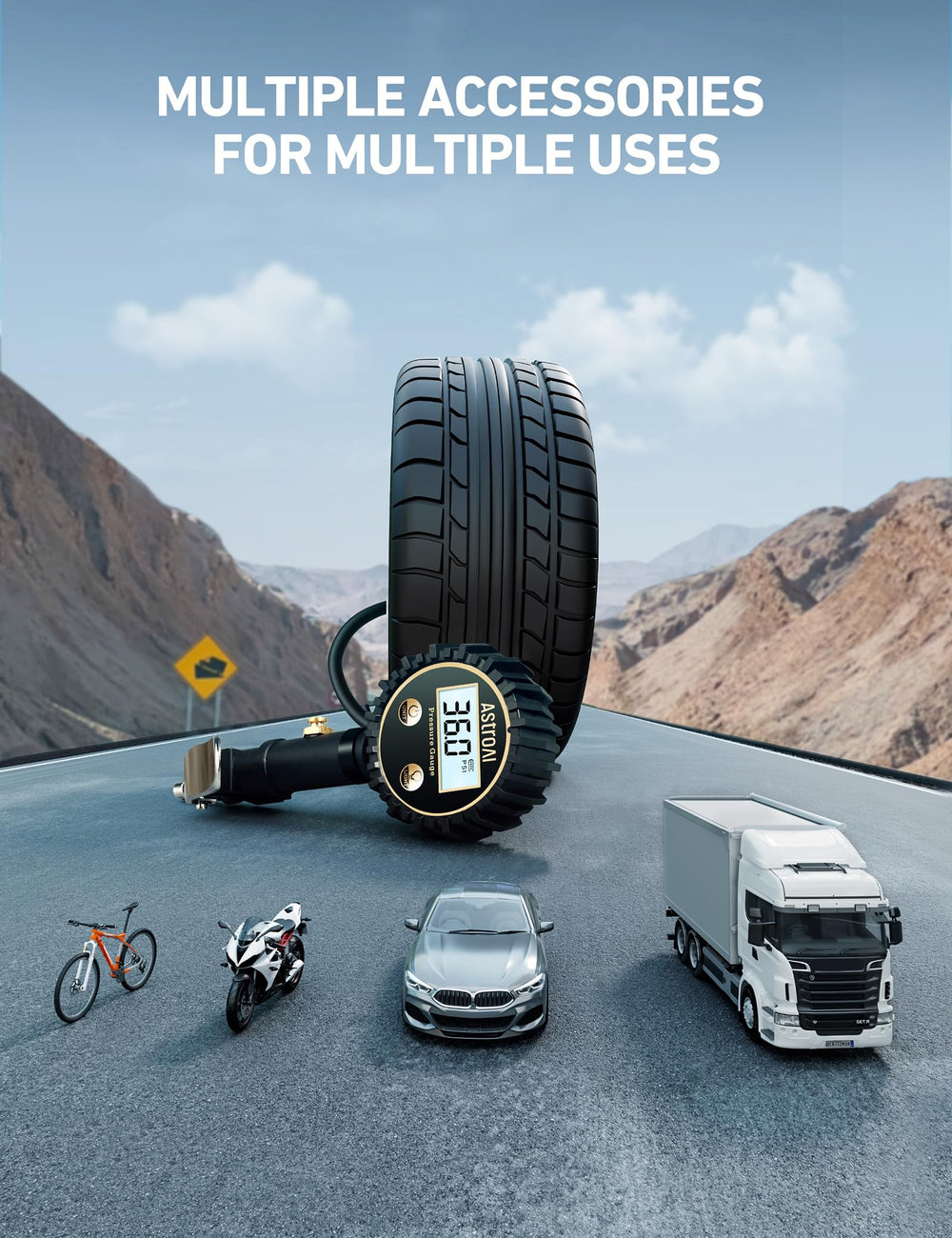 AstroAI digital tire pressure gauge high-quality construction for lasting performance.