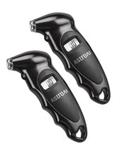 AstroAI digital tire pressure gauge display for quick, clear readings.