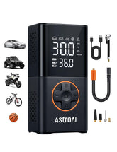 AstroAI L7 front view showing compact body and ergonomic grip, portable convenience