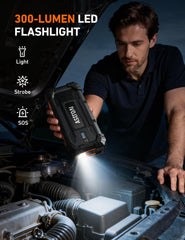 AstroAI S8 Ultra clearly labeled battery indicators simplify the boost process