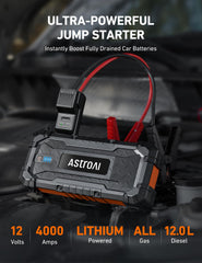 AstroAI S8 Ultra with smart cables and indicators for safe, guided operation