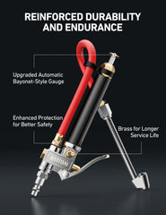 AstroAI T3 dual-head chuck reaches tight spaces for easy tire checks.