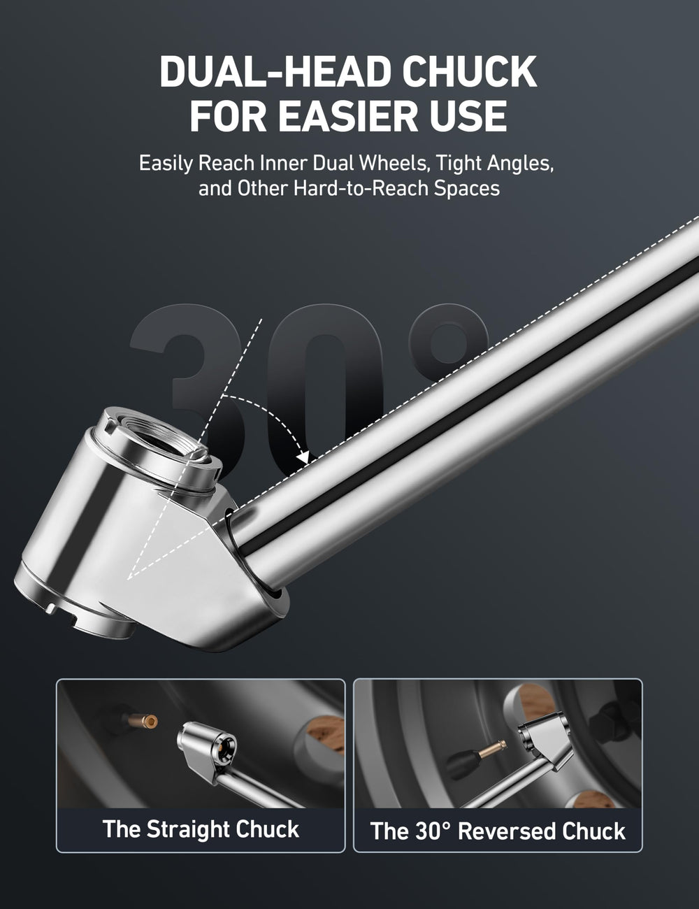 AstroAI T3 measures 10 to 120 psi for many vehicles.