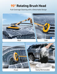 AstroAI tire brush included for rims and tires