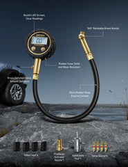 Built-in deflation valve quickly releases excess pressure when needed
