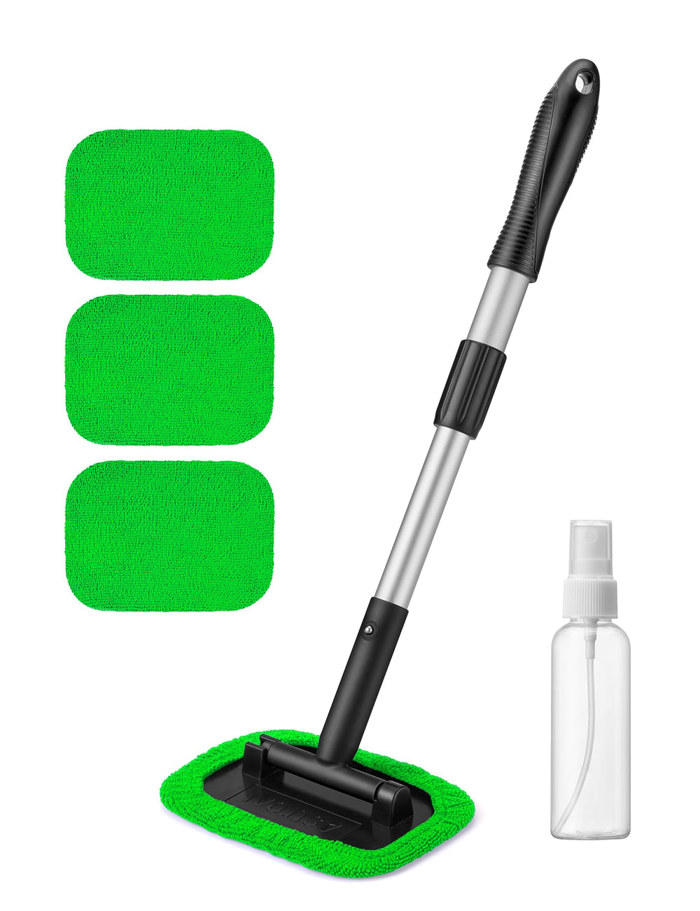 AstroAI windshield cleaner tool with extendable handle reaches tight areas for car windows.