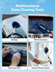 AstroAI rotatable cleaning head reaches tight spots without bending.