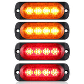 AT-HAIHAN trailer light front view with bright red amber optics for visibility