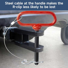 ATAUOIKU universal 1/2 in x 4 in hitch pin for broad compatibility.