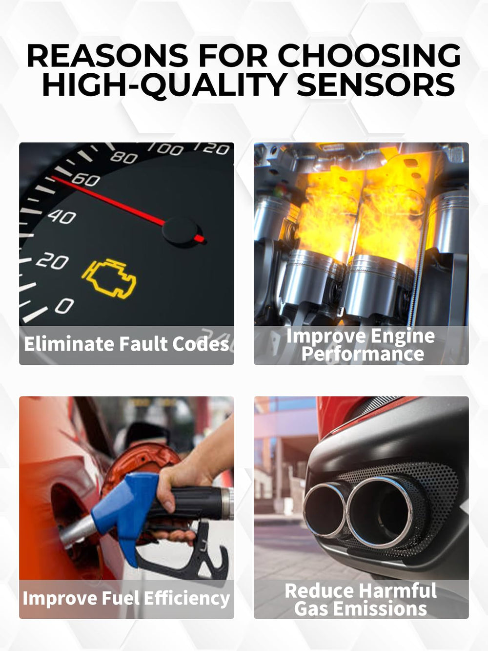Ceramic core with precious metal-coated electrodes in ATBIZZLE sensor.