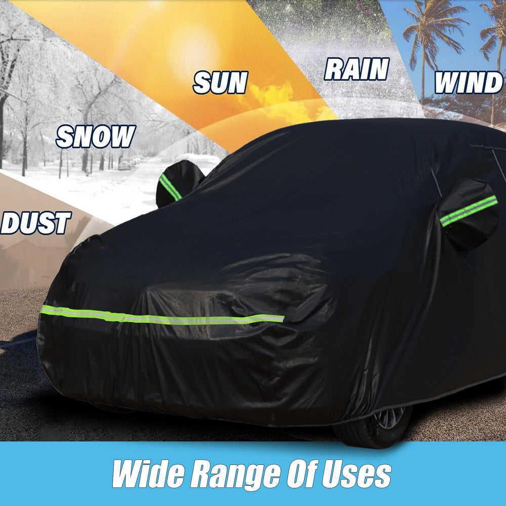 ATBKJ Camaro cover all-weather protection guards against sun, rain, dust.