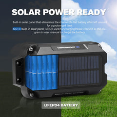ATEM POWER breakaway kit built-in LiFePO4 battery supports longer life between charges.
