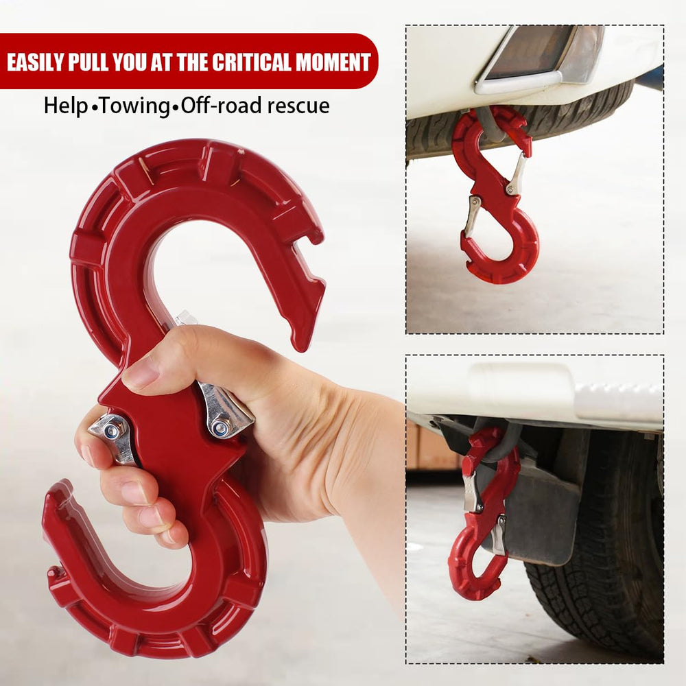 ATENGIDR S-Hook used in mud rescue scenario showing versatile use.