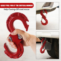 ATENGIDR S-Hook used in mud rescue scenario showing versatile use.
