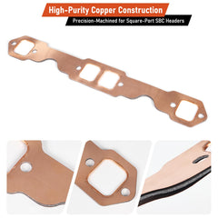 Atesilor copper header gasket reusable design ready for multiple installs