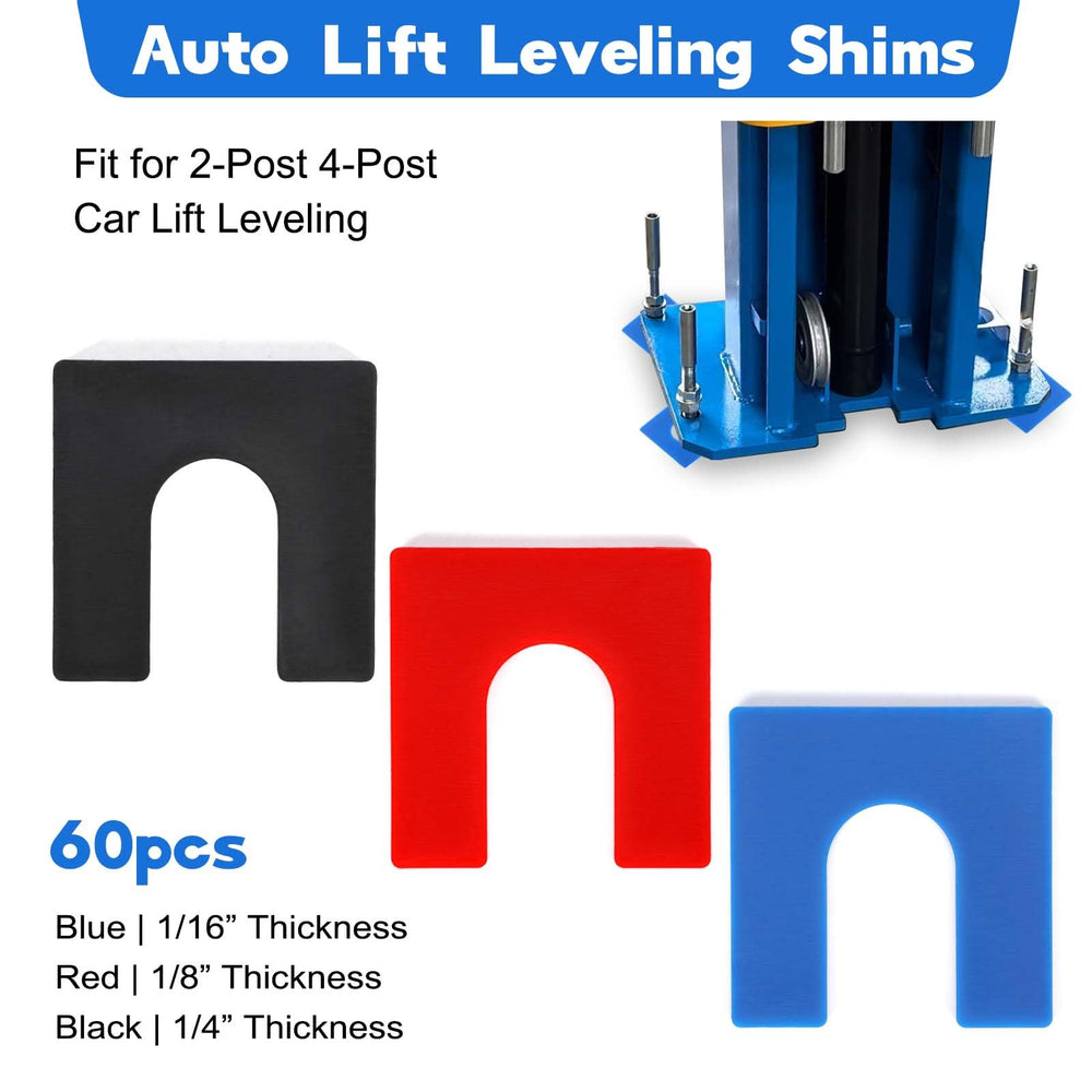 Atesilor red one-eighth inch shim aids secure adjustments during installation and maintenance.