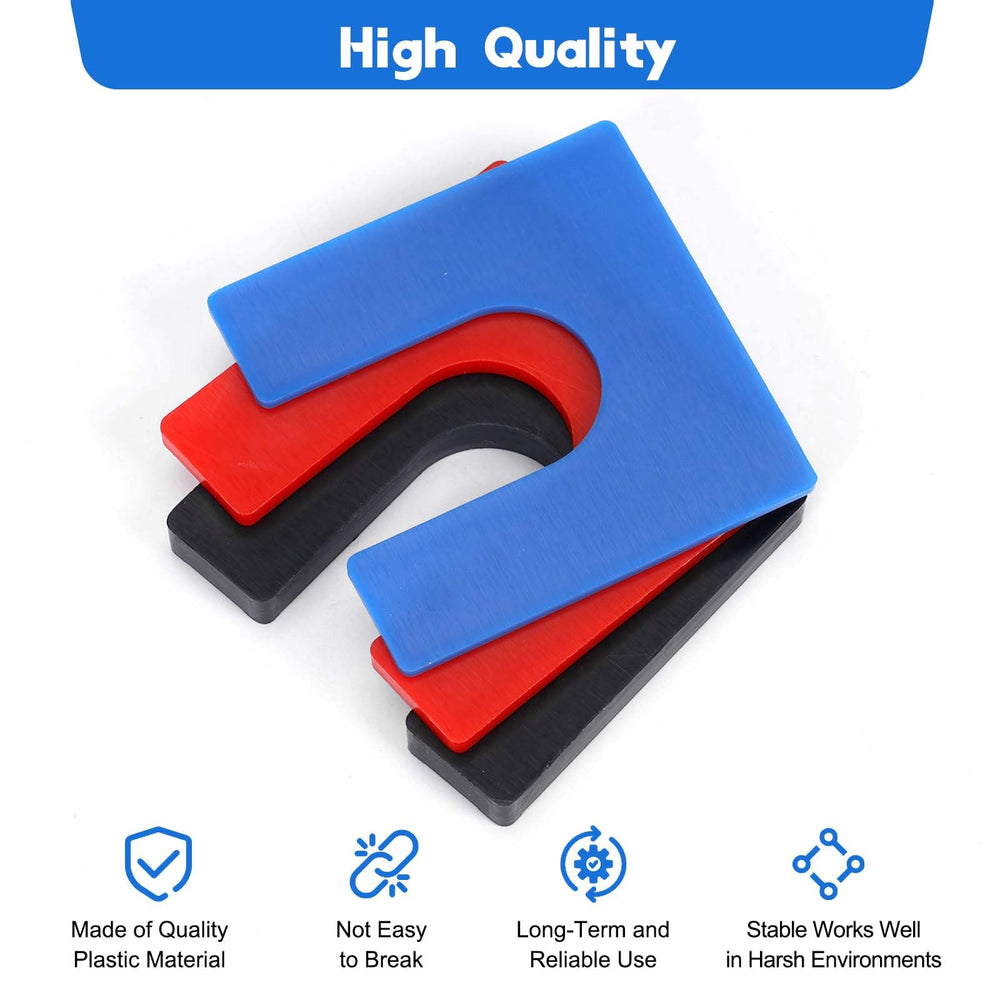 Atesilor square U-shaped shim increases contact area for stable weight distribution.