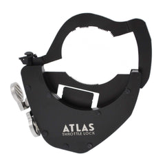 ATLAS Throttle Lock engaged on bike demonstrating cruise control at steady speed