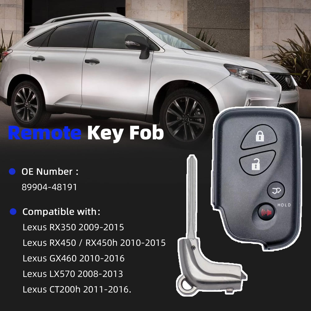 A-tnewb Lexus key fob replacement button closeup highlights tactile controls for easy parking
