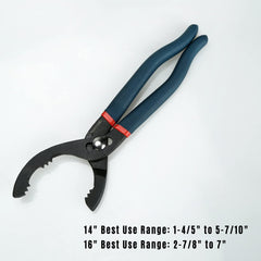 Ergonomic rubber handle provides comfortable non slip operation