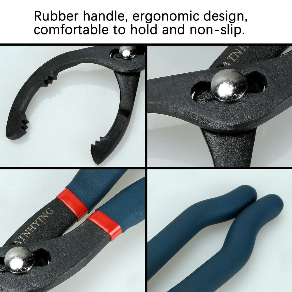 Machined jaw teeth and steel claws grip stubborn filters