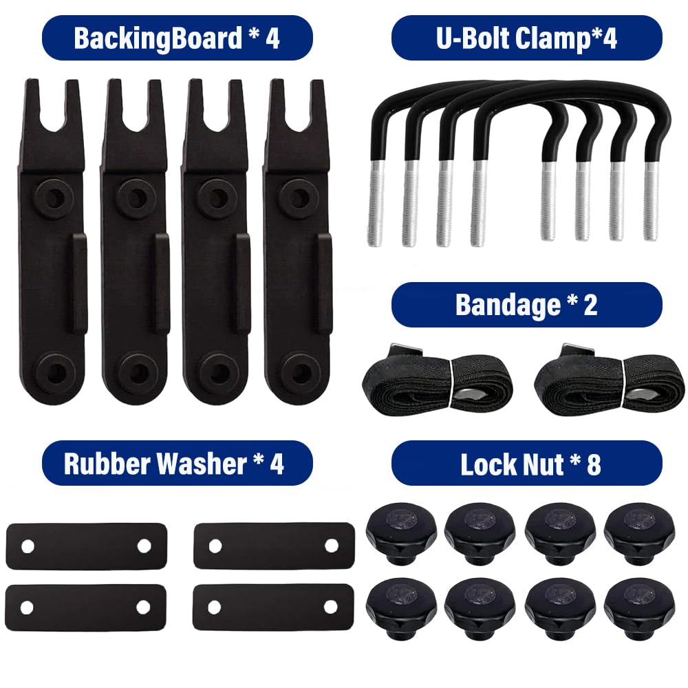 ATNVIDSG stainless steel brackets provide durable, rust-resistant support