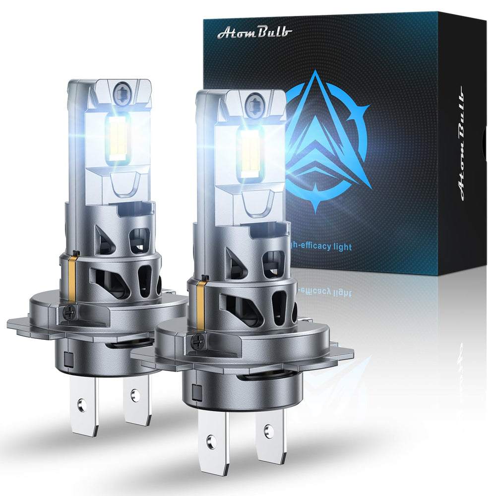 AtomBulb H7 bulb compact size fits most headlights for easy upgrade
