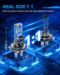 AtomBulb H7 plug-and-play setup enables quick, tool-free installation